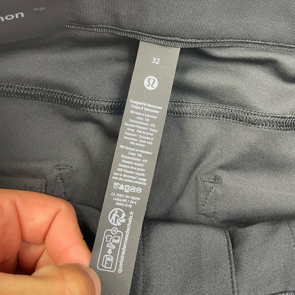 Lululemon ABC 5-Pocket Pant Warpstreme Slim Fit Black Men’s Sz 32x27 NWT - Picture 6 of 12